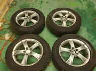 Grajewo ogłoszenia: Używane felgi aluminiowe 5x100, ET45, 57,1 mm, R16
Opony Nokian... - zdjęcie