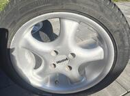 Grajewo ogłoszenia: Felgi 15, 4x100 wraz z oponami Kormoran 195/50 R15 2018 rok, felgi... - zdjęcie
