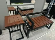 Grajewo ogłoszenia: Sprzedam zestaw mebli na balkon robiony z kształtownika , deski... - zdjęcie