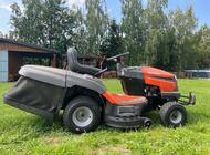 Grajewo ogłoszenia: Traktor koszący Husqvarna ? stan idealny, tylko 105 motogodzin!... - zdjęcie