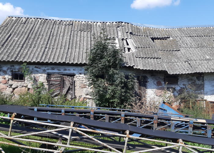 Grajewo ogłoszenia: Duże i małe kamienie oddam za rozbiórkę obiektu gospodarczego,...