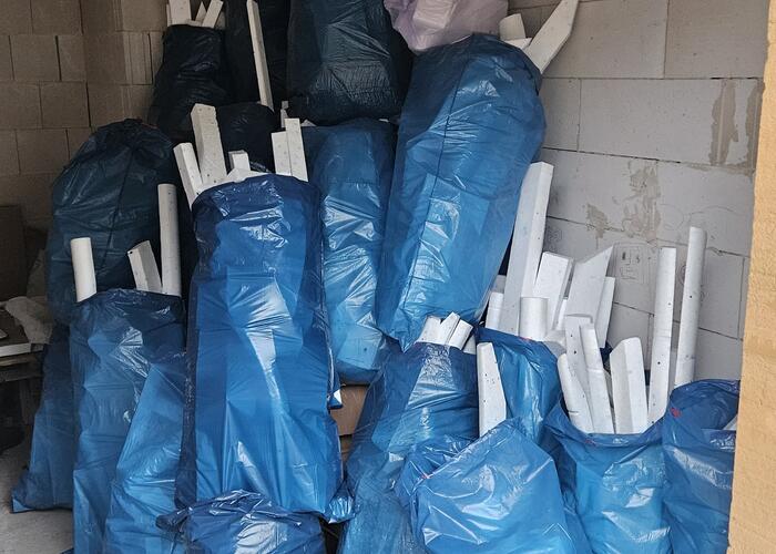 Grajewo ogłoszenia: Oddam  kawałki styropianu, które można wykorzystać do produkcji...