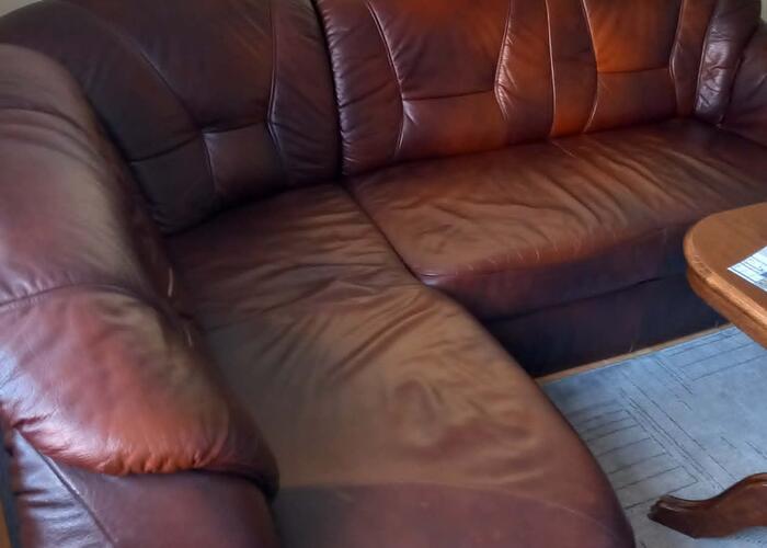 Grajewo ogłoszenia: Sprzedam narożnik z dobrej skóry w brązowym kolorze.Kanapa jest...